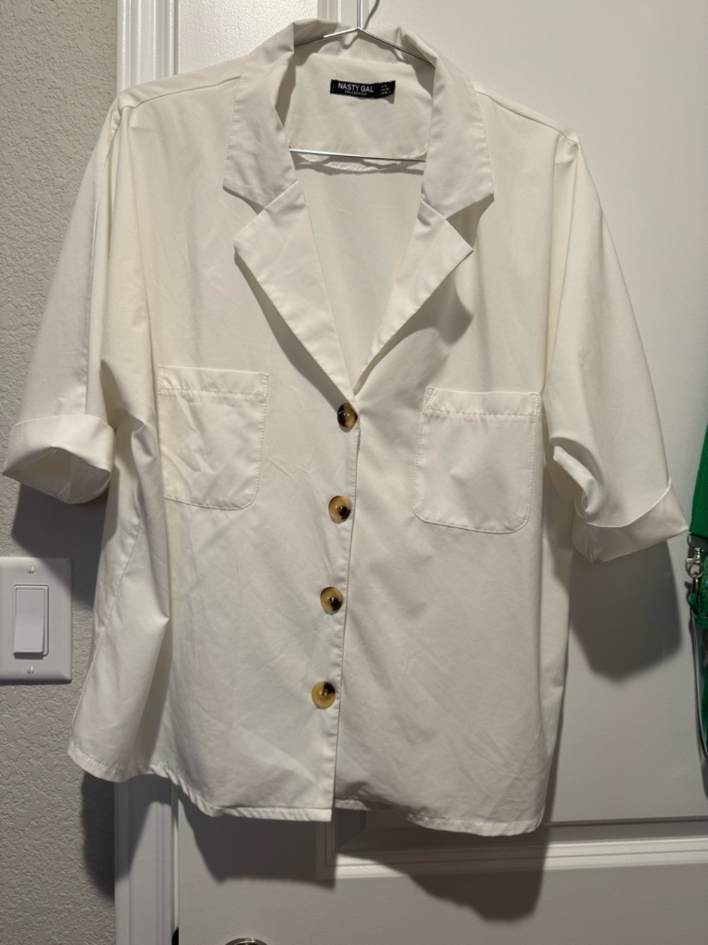 Nasty Gal NWOT Short-Sleeve Button Shirt